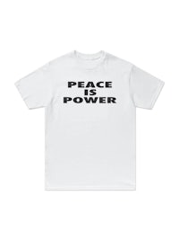 peace power tee - white